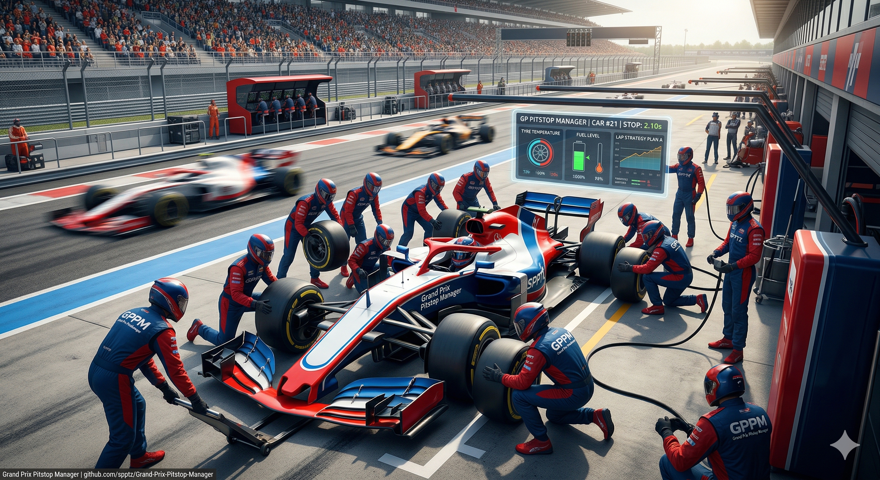 Preview do projeto Grand Prix PitStop Manager